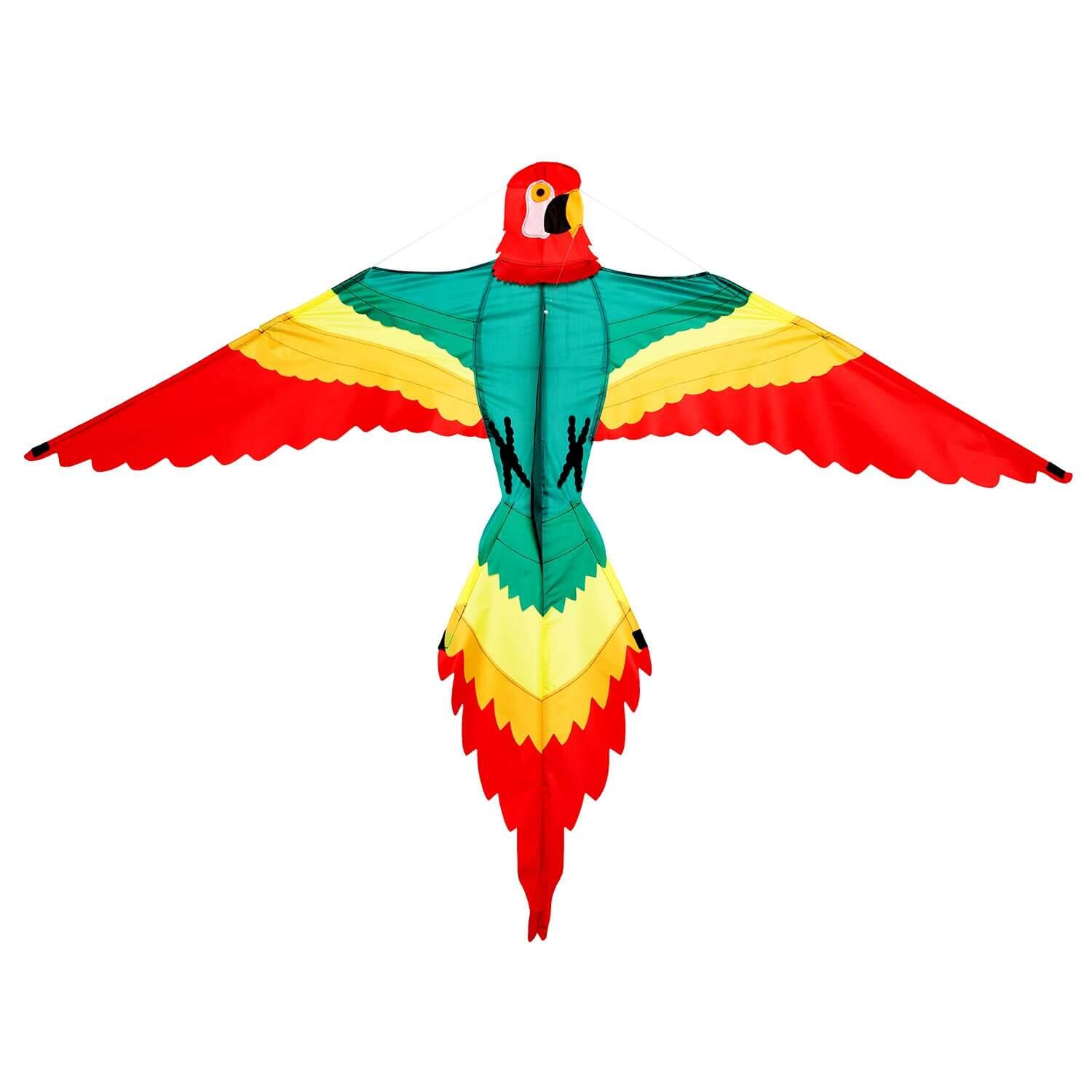 Latawiec dziecięcy Wolkensturmer Pablo Parrot 1121 Zielony 160 x 120 cm