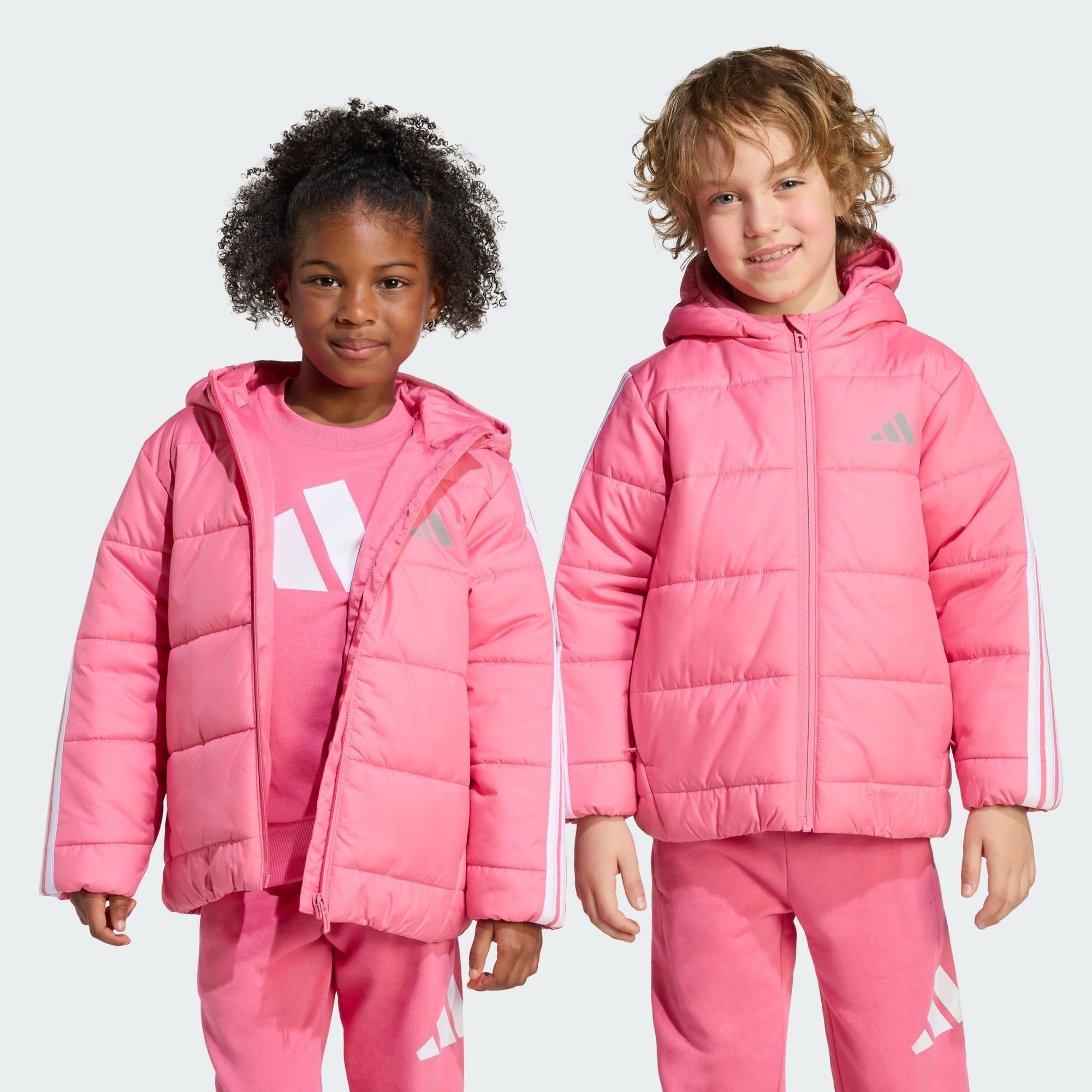 Ocieplana kurtka dla dzieci Essentials 3-Stripes