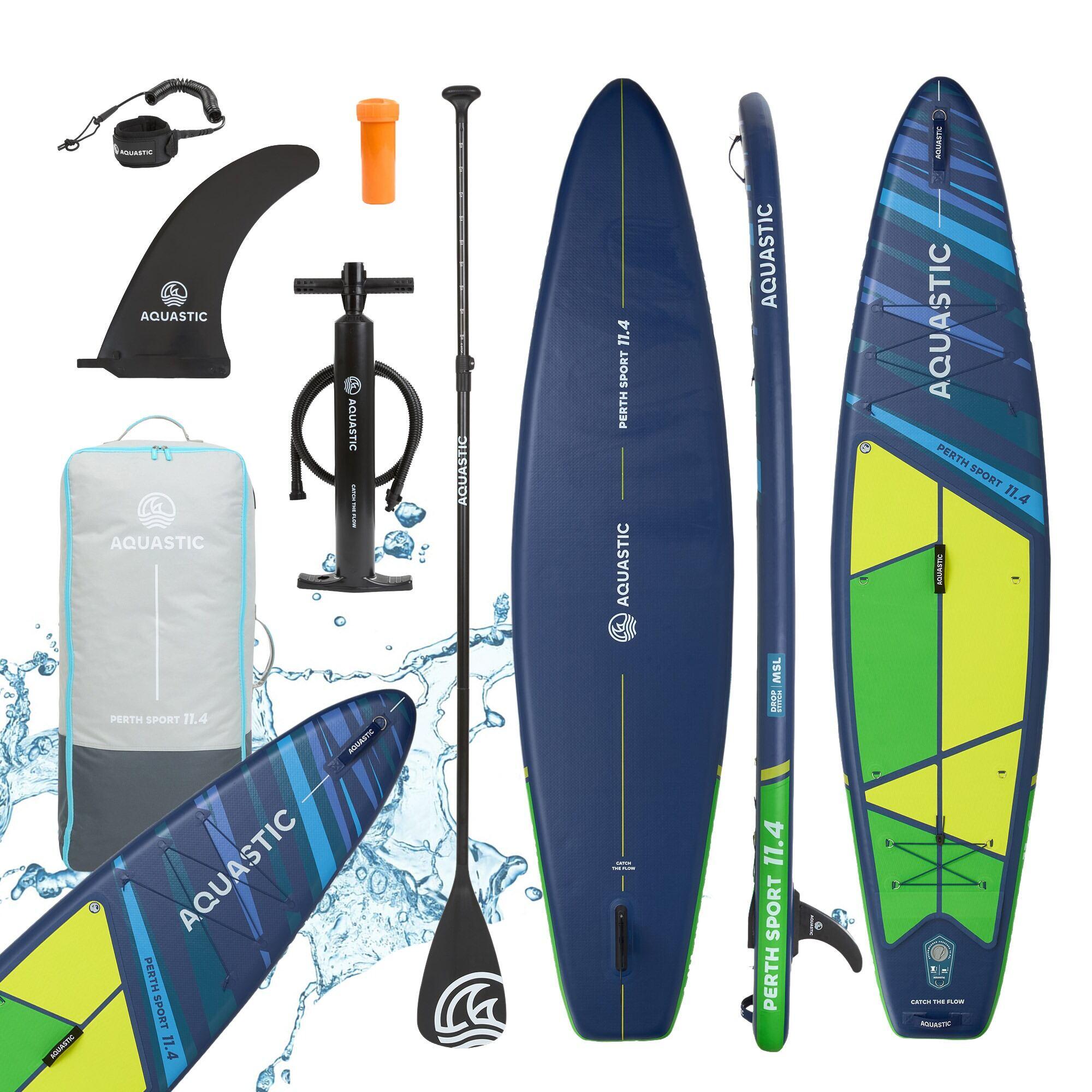 Zestaw deska SUP pompowana AQUASTIC Perth Sport 11'4 MSL