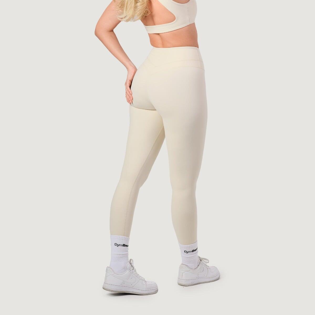 Legginsy damskie fitness z wysokim stanem NEO Almond