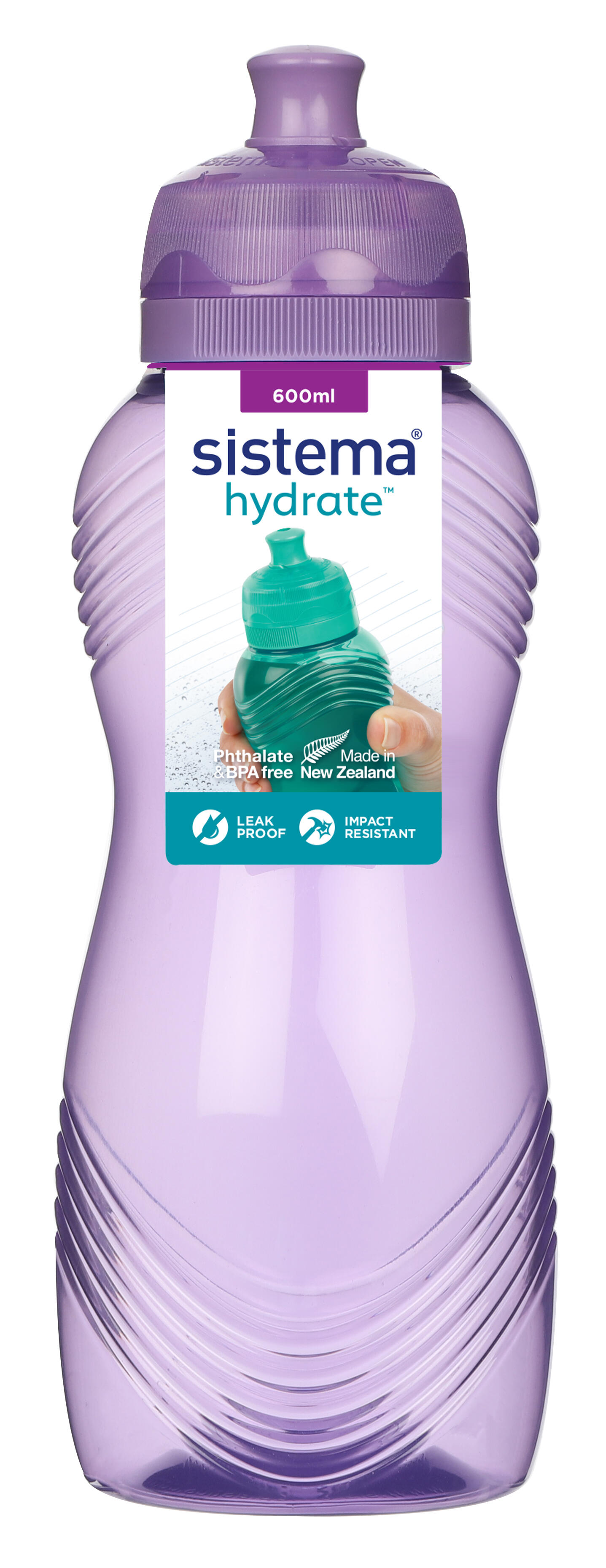 Butelka Hydrate Wave Twist n Sip 600 ml