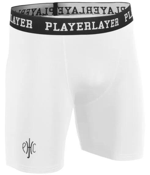Męskie elastyczne spodenki Playerlayer w kolorze biały