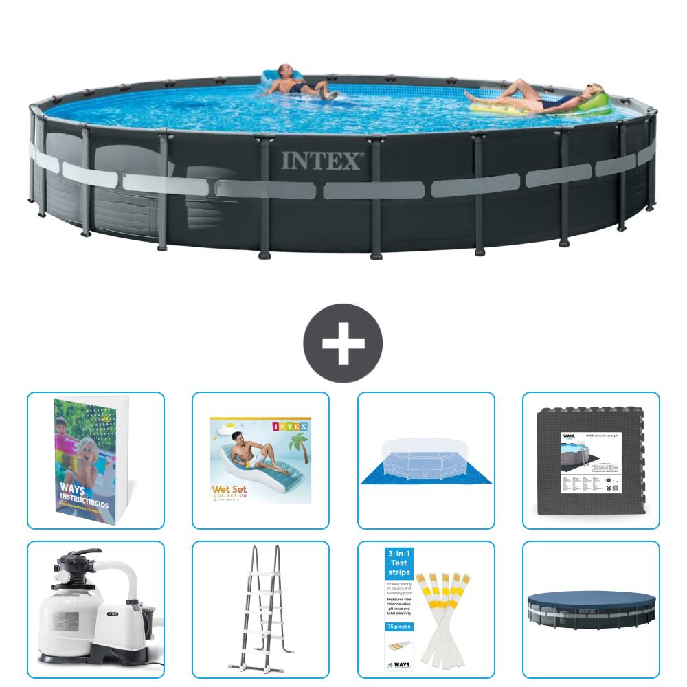 INTEX Basen Ultra XTR Okrągły - 732x132 cm - 9-częściowy S533