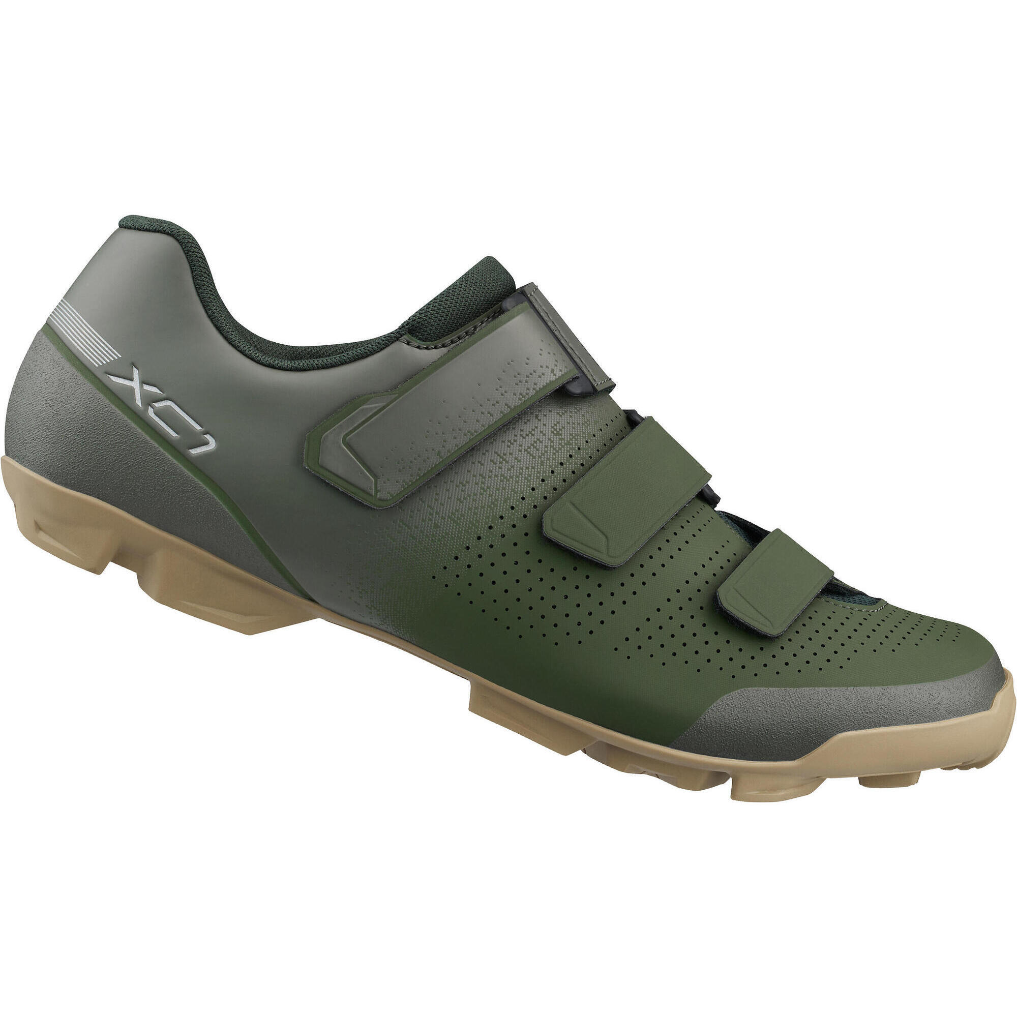 Buty rowerowe MTB SH-XC102  oliwkowe