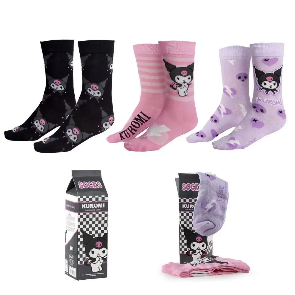 Skarpetki Cerda Hello Kitty Kuromi (x3)