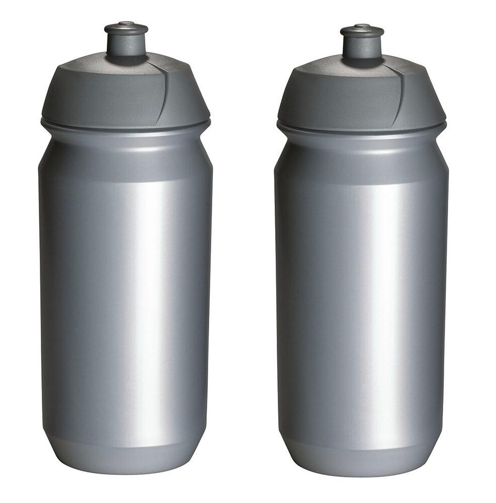 2 x bidon na wodę – 500 ml – srebrny bidon