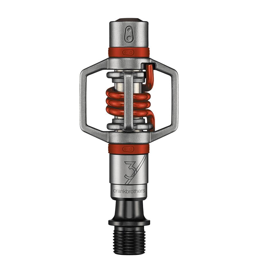 EGG BEATER 3 pedały ze stali nierdzewnej/czerwone