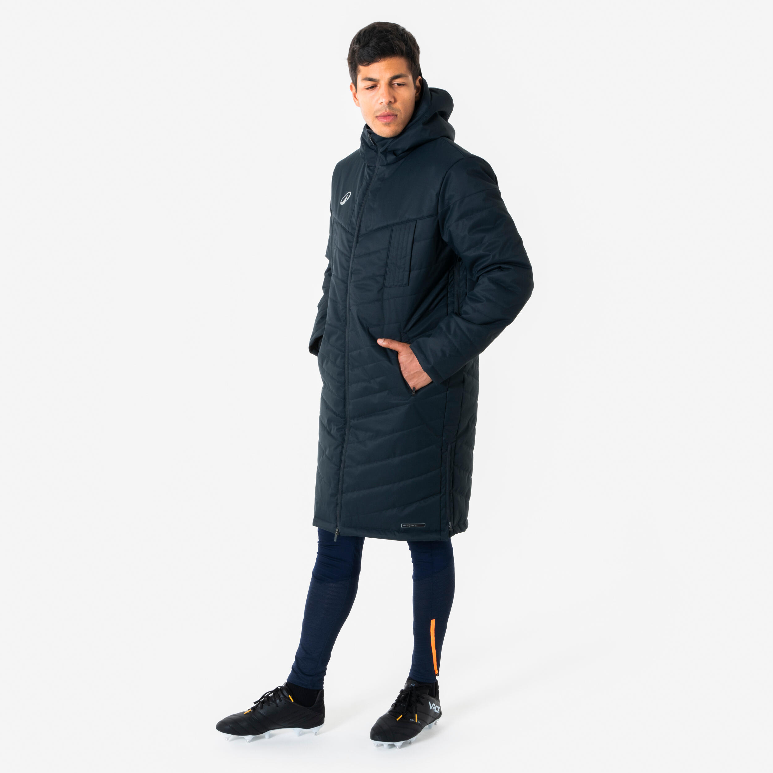 Długa parka do piłki nożnej
