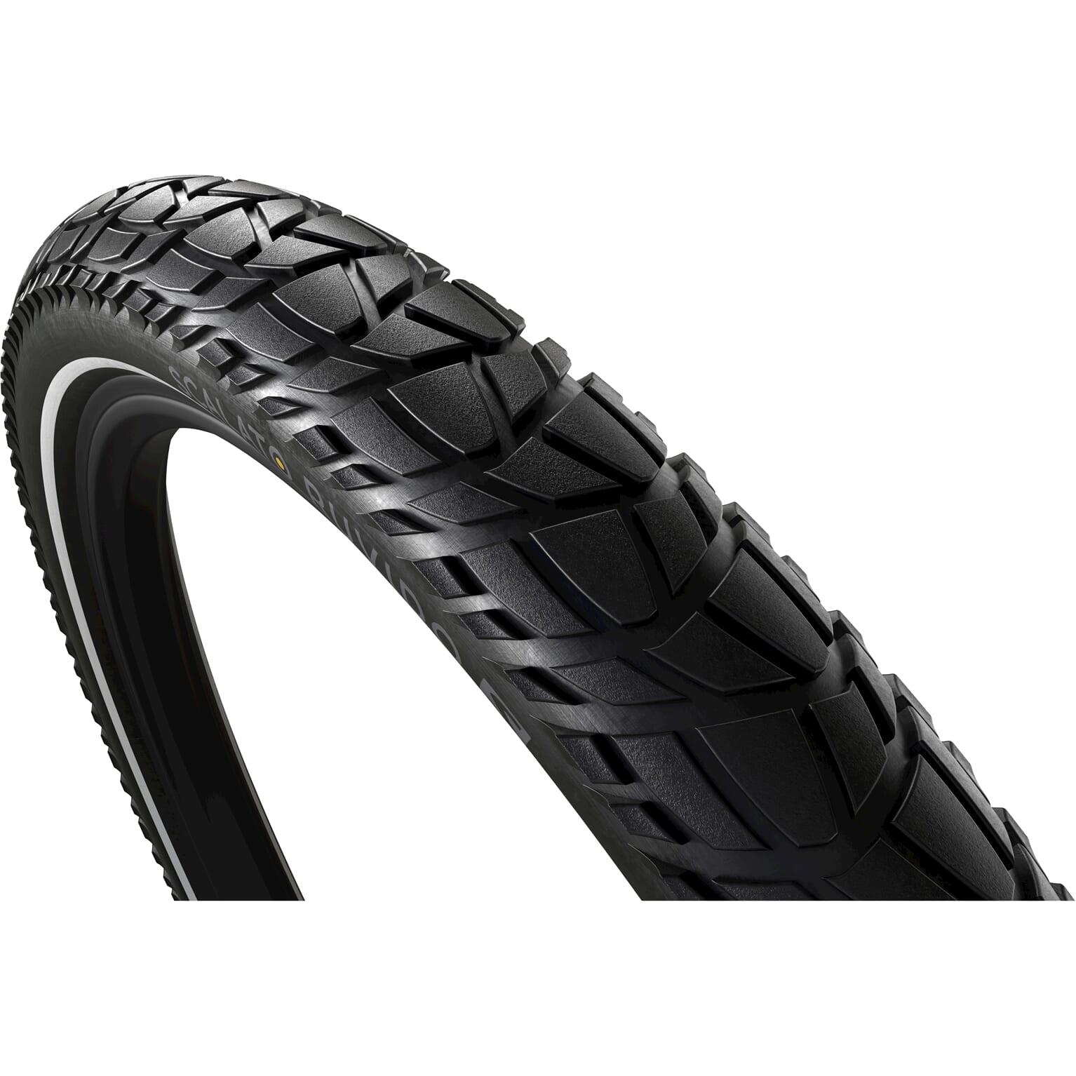 Opona Ruvido S 28 X 2.60 Czarna Z Odblaskami