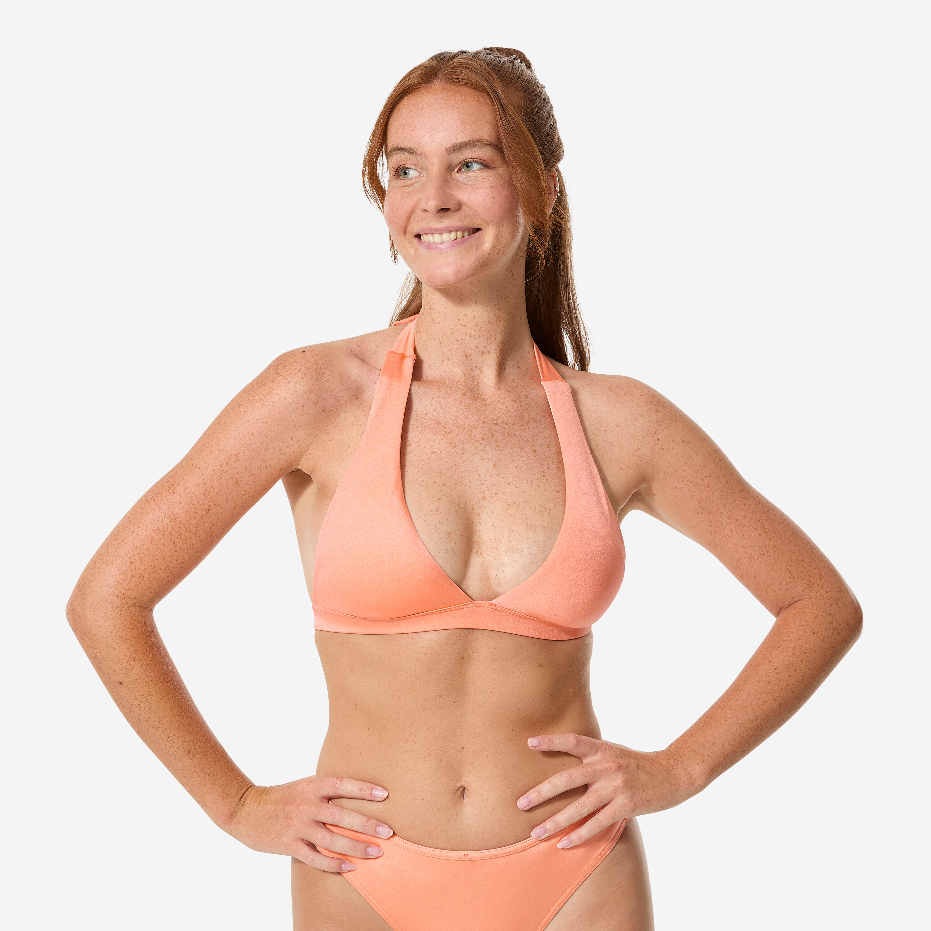 Góra kostiumu kąpielowego surfingowego damski Decathlon Cora Zuma