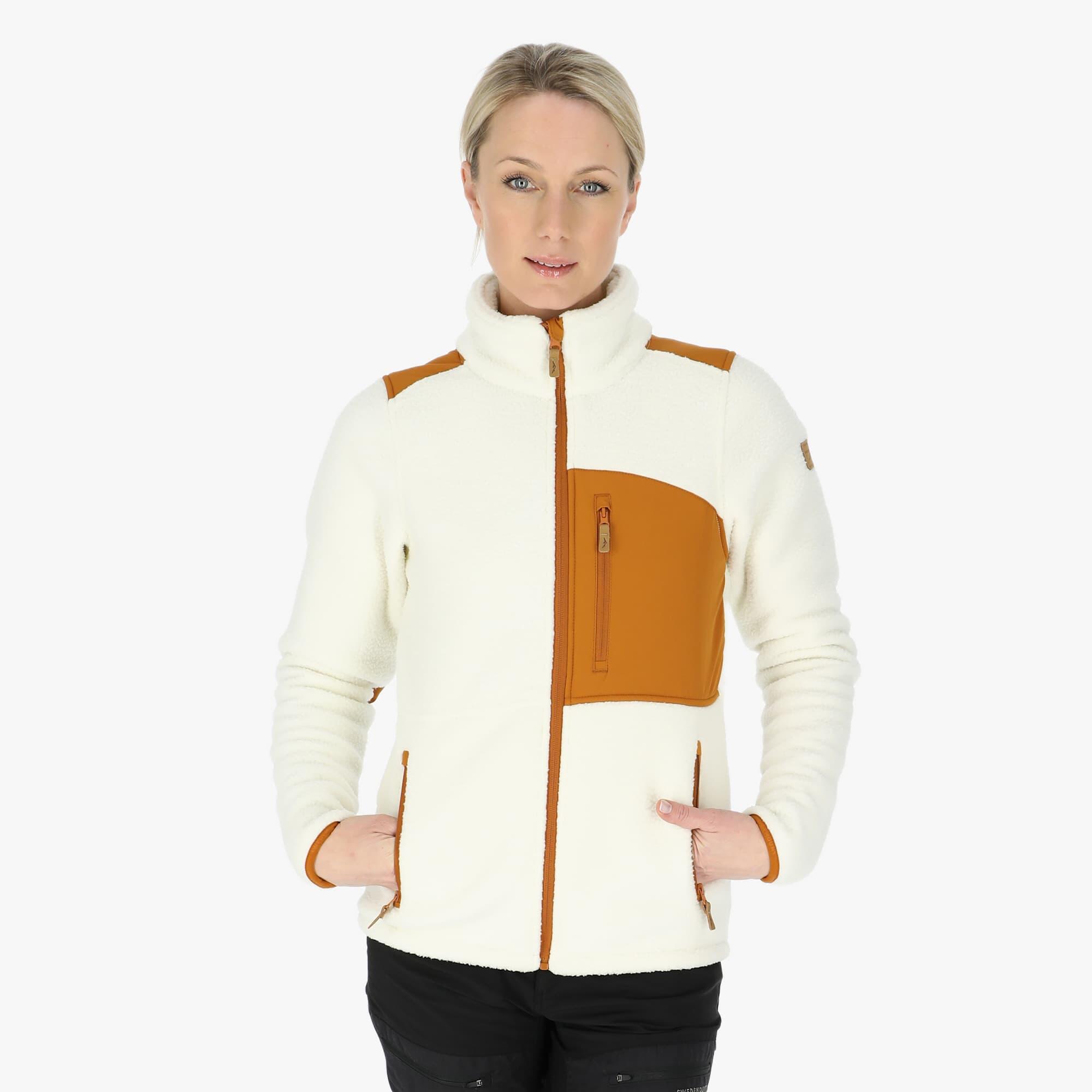 Bluza Polarowa Wędrówki Kobieta Nordkap Standardowy