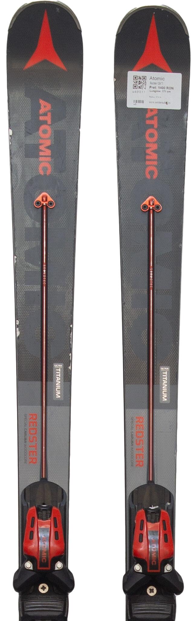 Second Life- Narty ATOMIC Redster G9i TI, 171 cm- Stan bardzo dobry