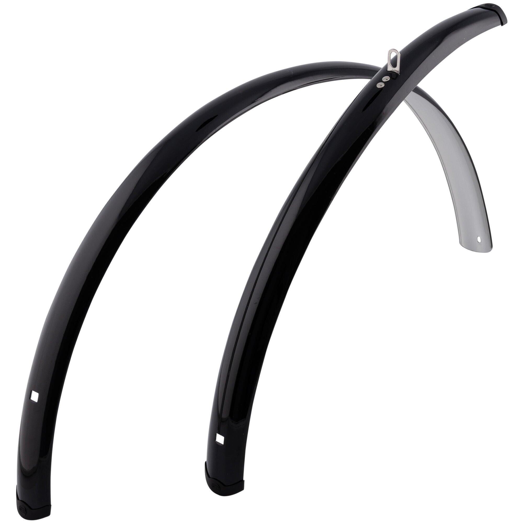 Zestaw błotników CONTEC Splash Protect 28 45 mm czarny błyszczący