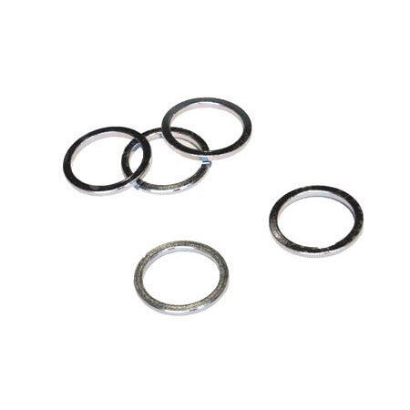 VWP dystans do steru alu 3mm 1 1/8 srebrny 5 szt