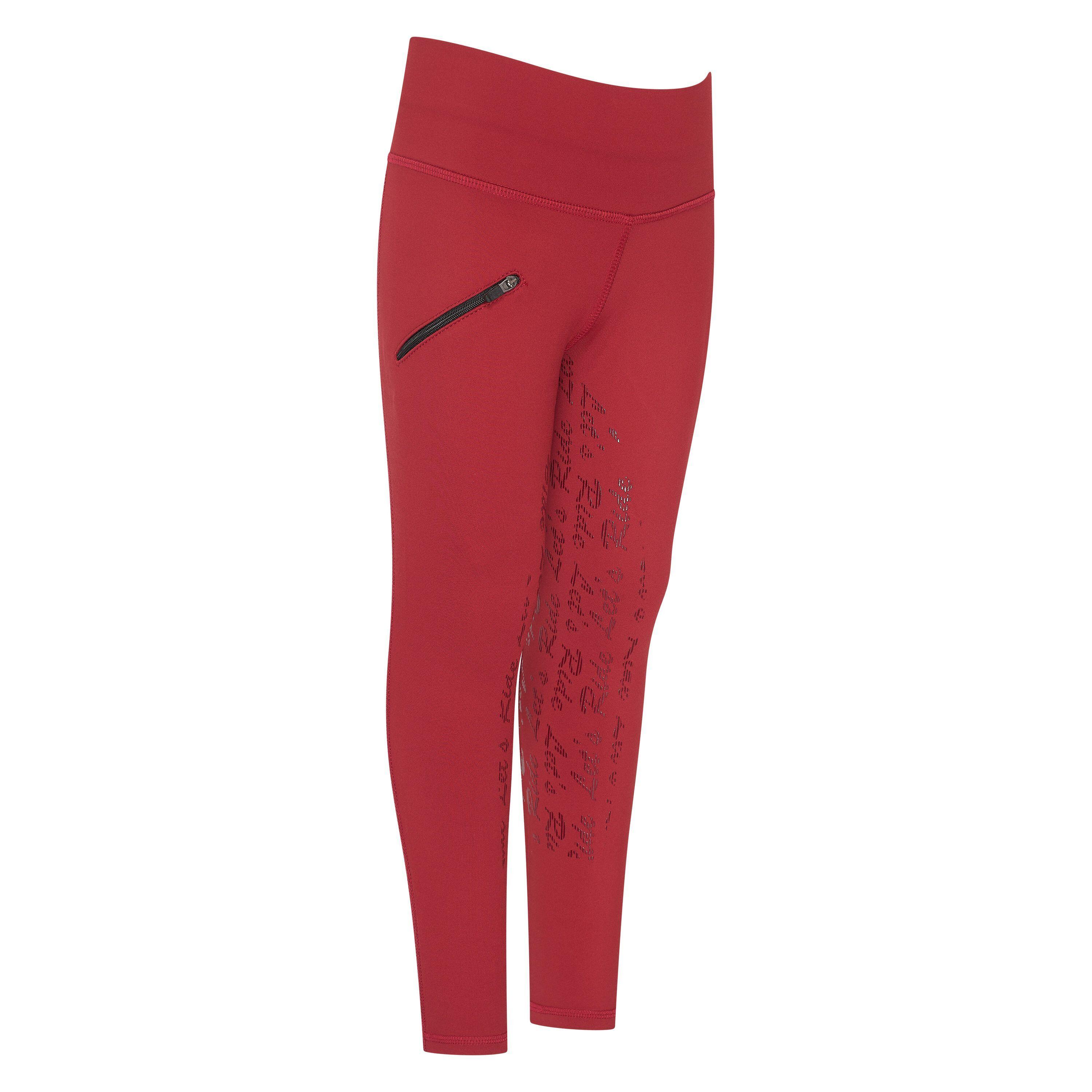 Legginsy do jazdy konnej z pełnym oporem dla dzieci Easy Rider Dietse Performanc