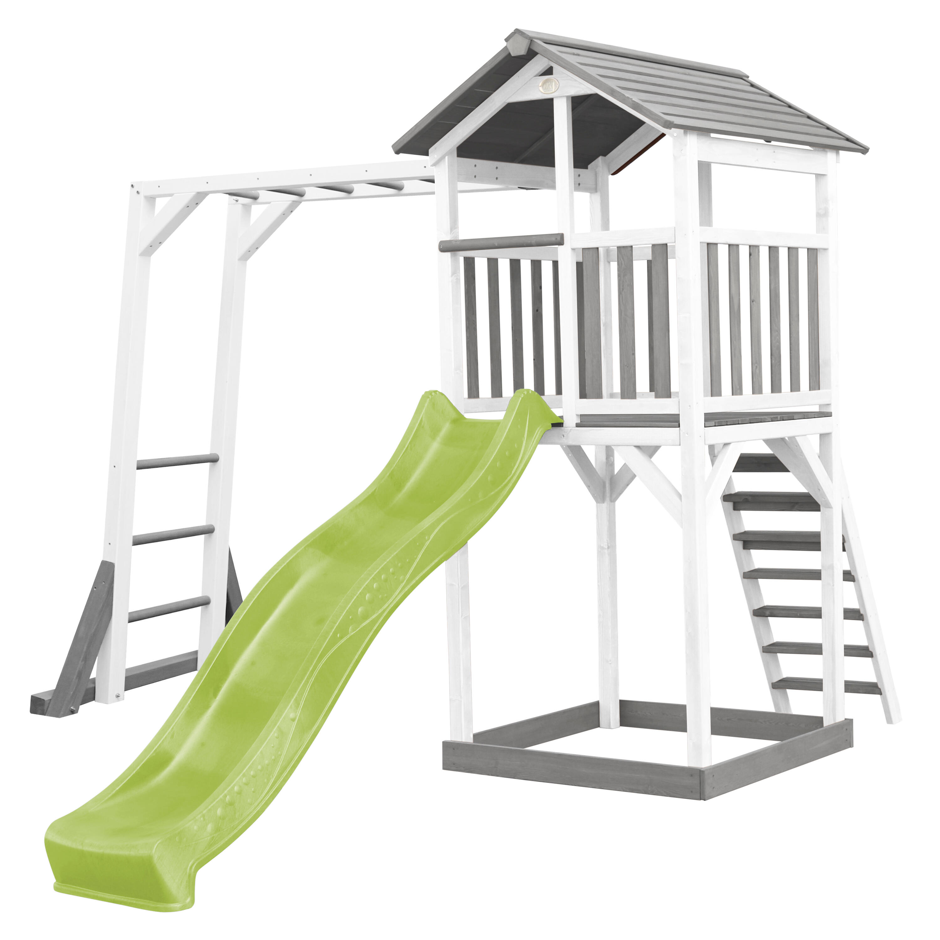 Plac zabaw AXI Beach Tower rama do wspinaczki i piaskownica
