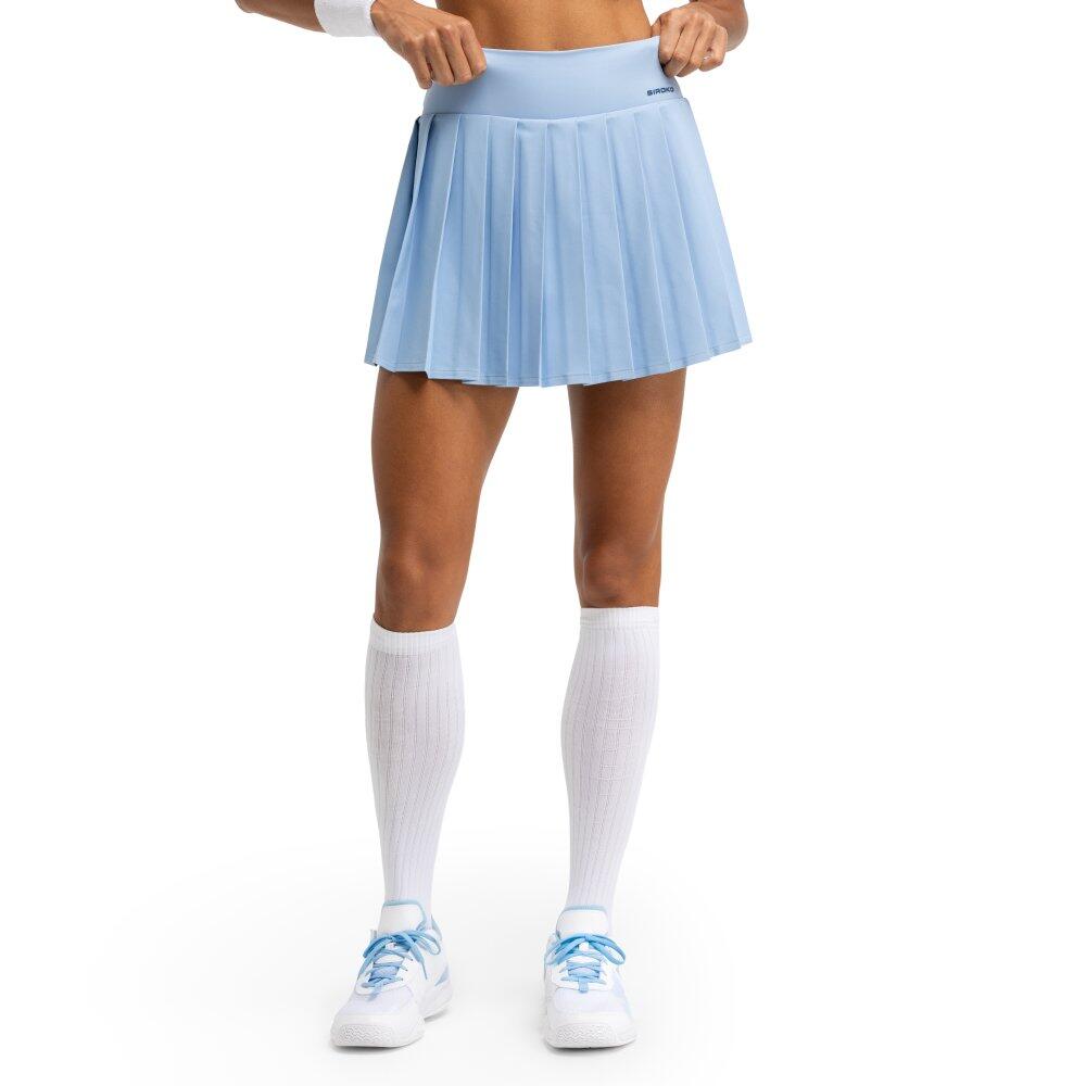Damskie spódnico-spodenki tenisowe Siroko Flow Femme Light Blue