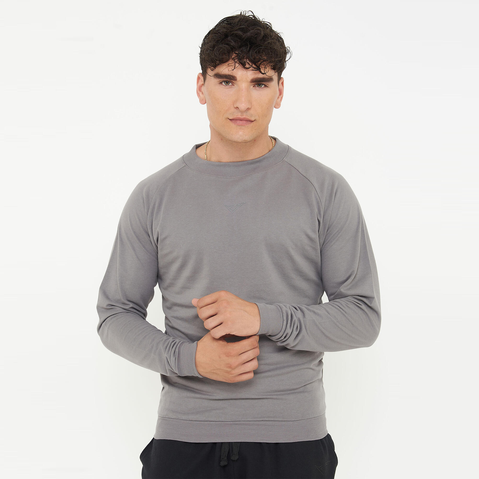 Unisex bawełniana bluza F GORN ciemnoszara