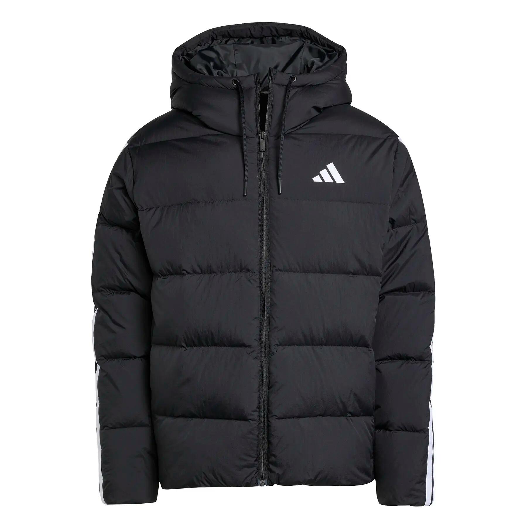 Kurtka z kapturem adidas Essentials 3-Stripes