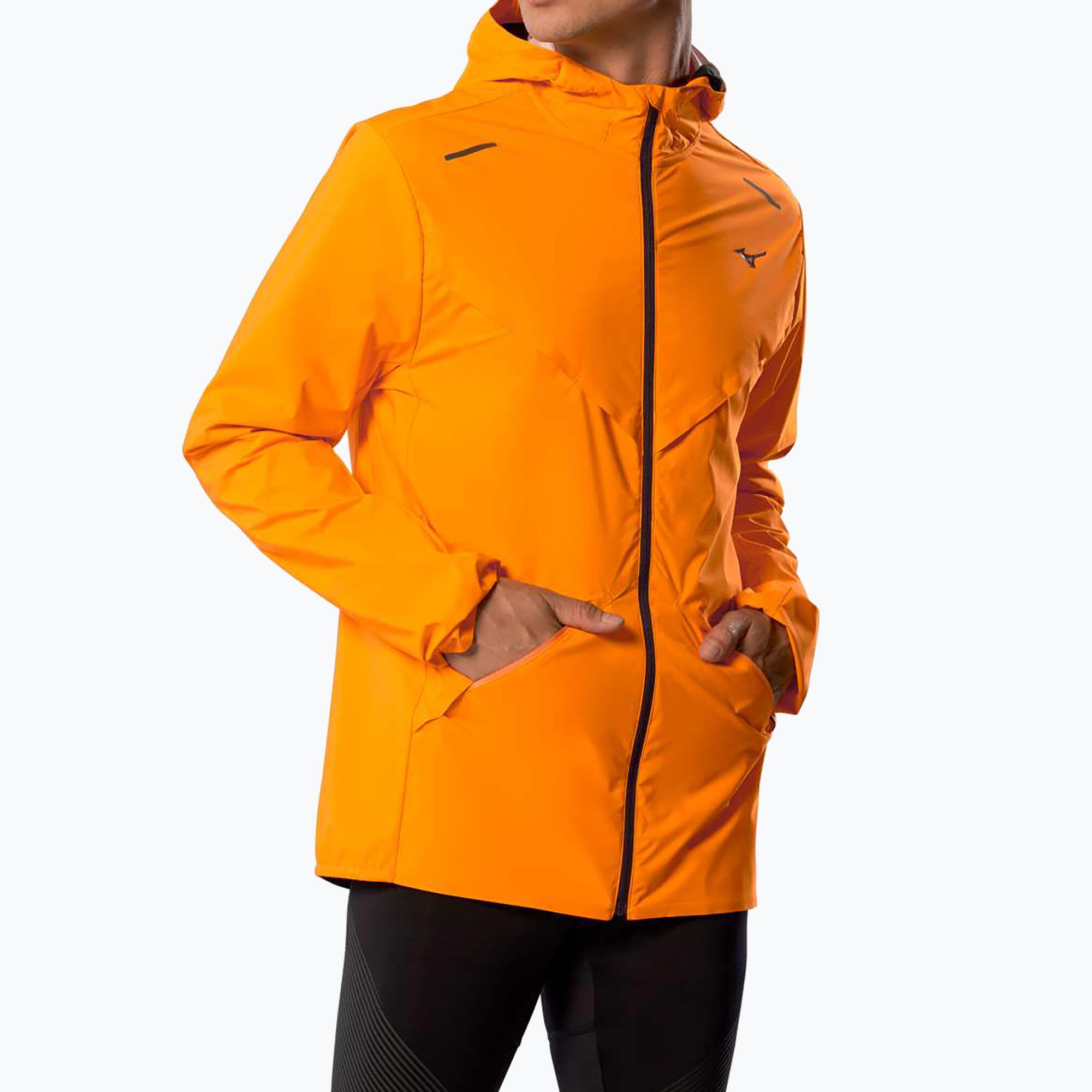 Kurtka do biegania męska Mizuno Tech Thermal Charge Hooded