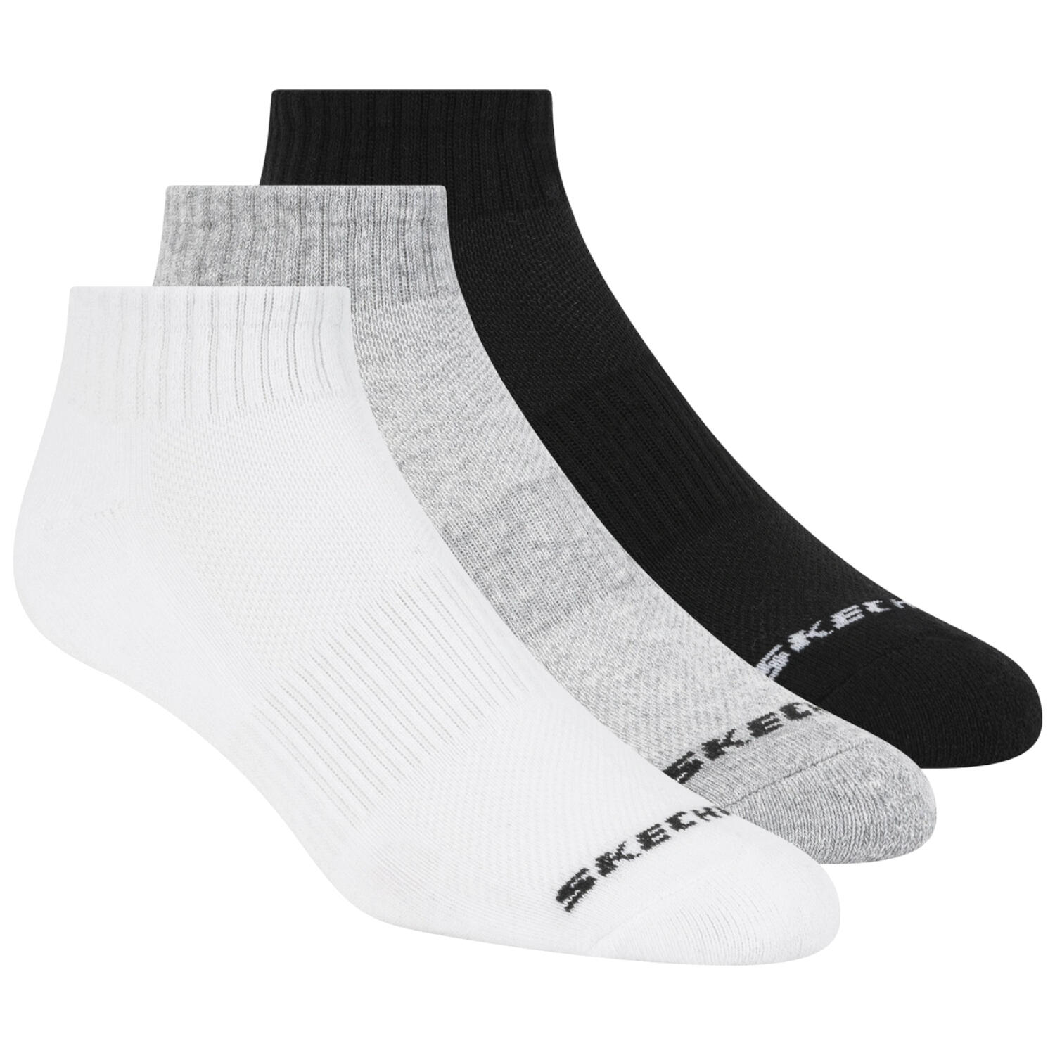 Skarpetki sportowe dla dorosłych 3pk Unisex Terry Qtr Crew