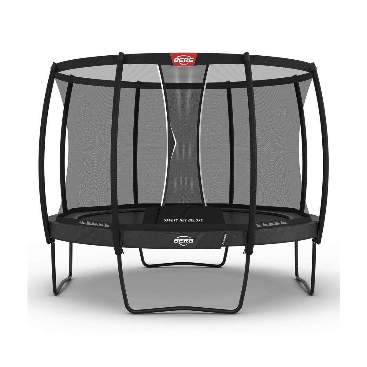 Trampolina Champion Regular 330 + Siatka Bezp. Deluxe Szary