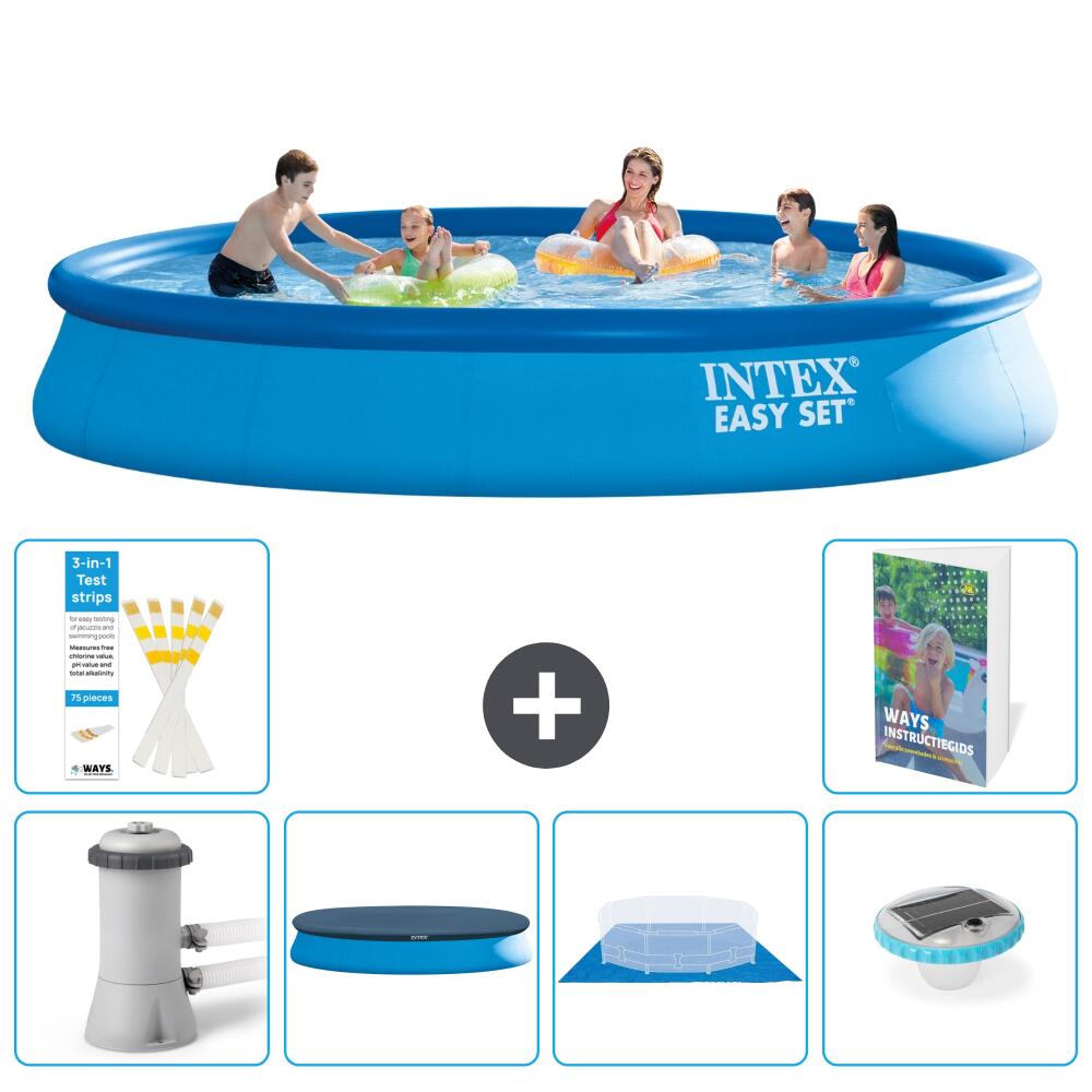 INTEX Basen Easy Set Okrągły - 457x84 cm - 7-częściowy S248