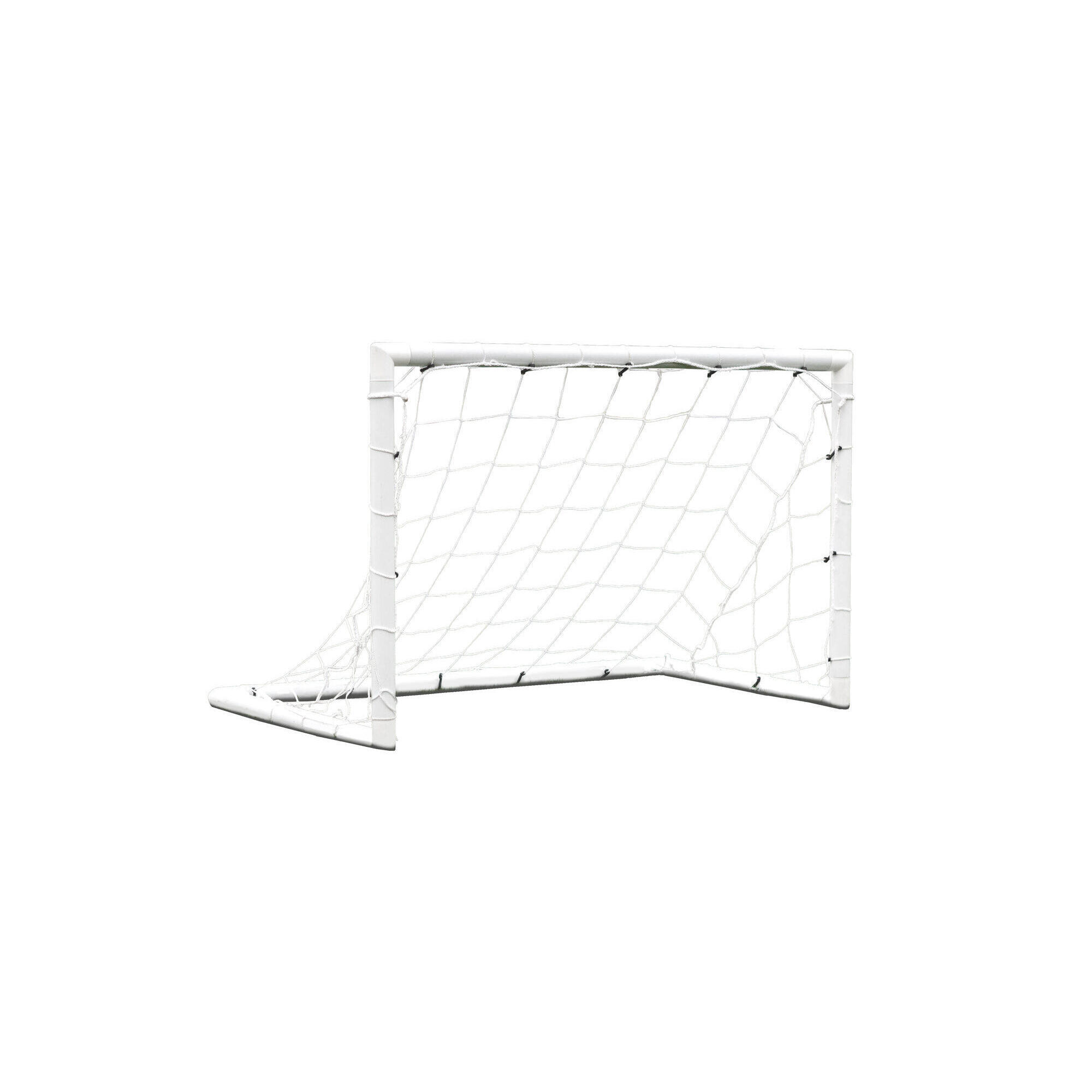 Bramka do piłki nożnej - 1 2 x 0 8 m - PVC - biała