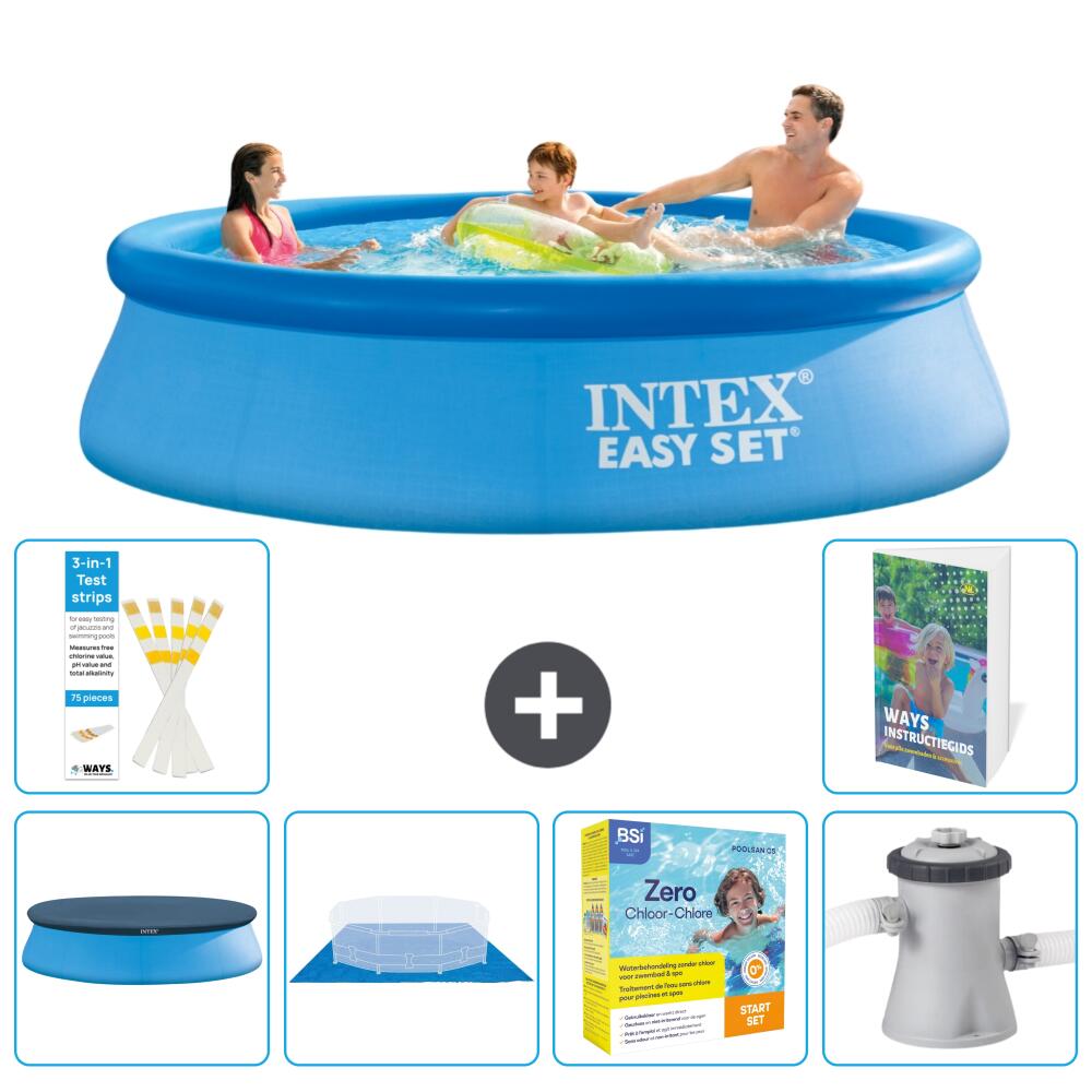 INTEX Basen Easy Set Okrągły - 305x76 cm - 7-częściowy S24