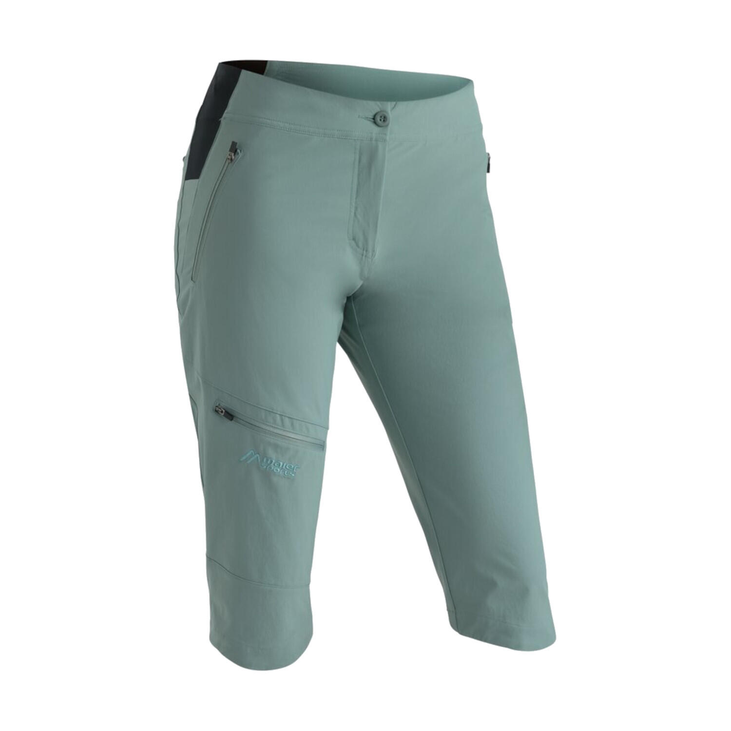 Damskie spodnie trekkingowe slim Maier Sports Capri Vario