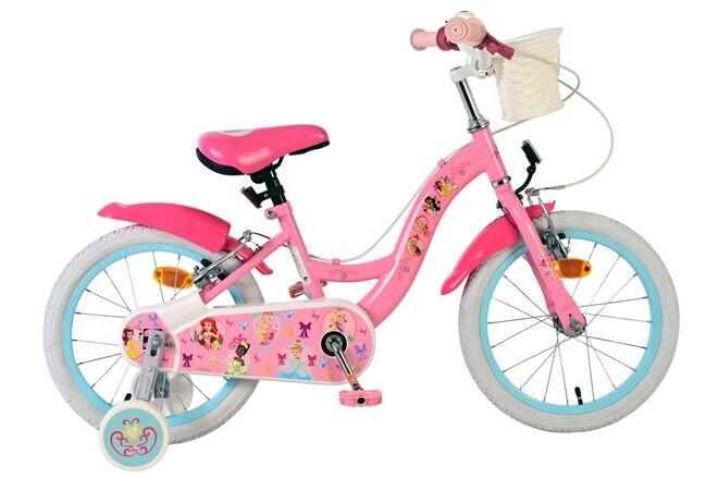 Rower dziecięcy Disney Princess 16 cali różowy z dwoma hamulcami ręcznymi