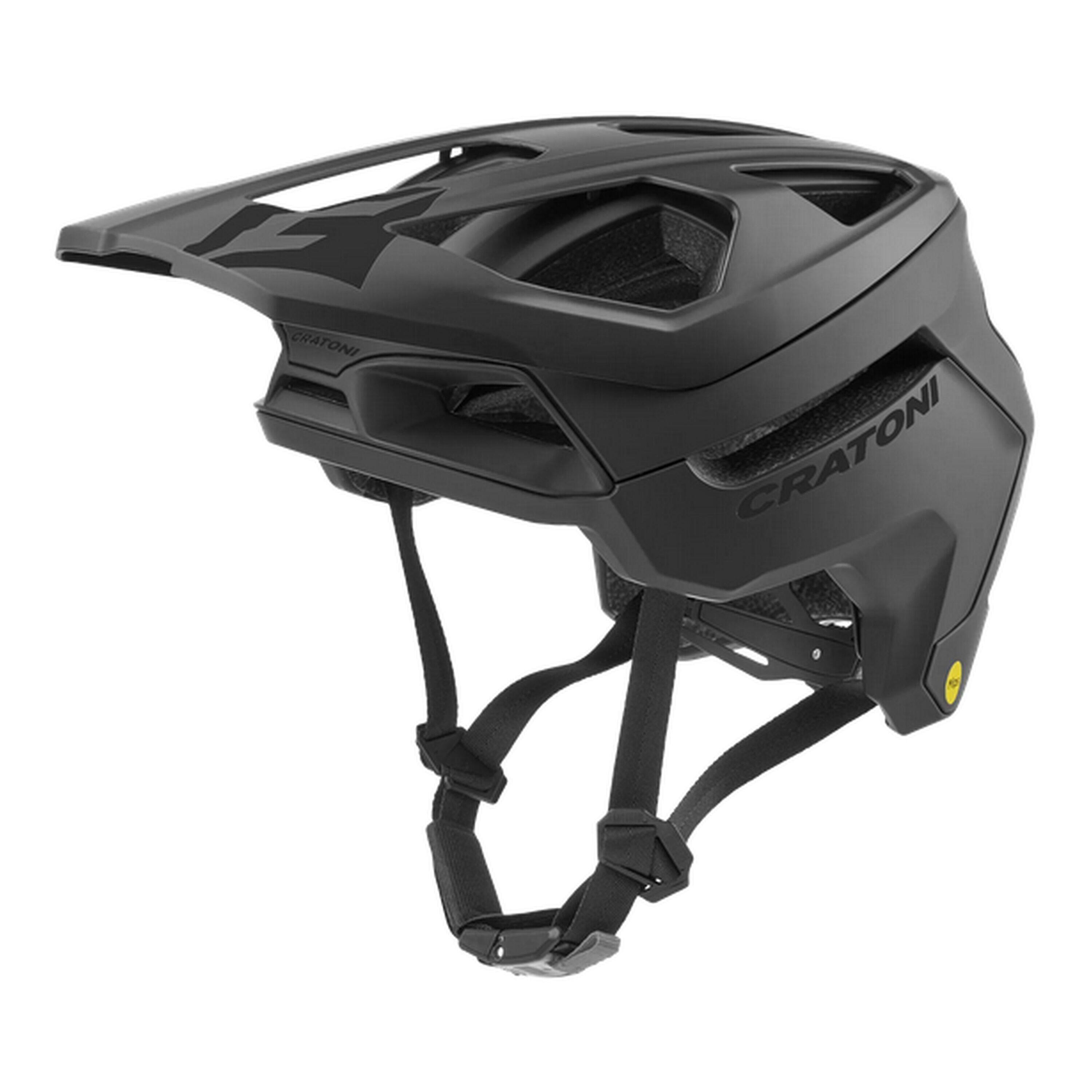 Kask rowerowy MTB Madflex MIPS Recco, czarny matowy