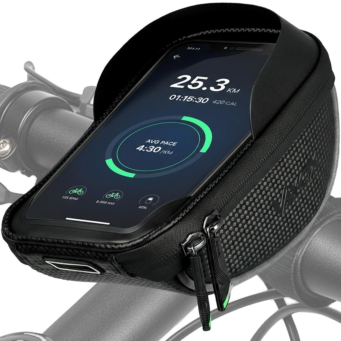 Sakwa rowerowa na kierownicę VAYOX VA0169 z etui na telefon