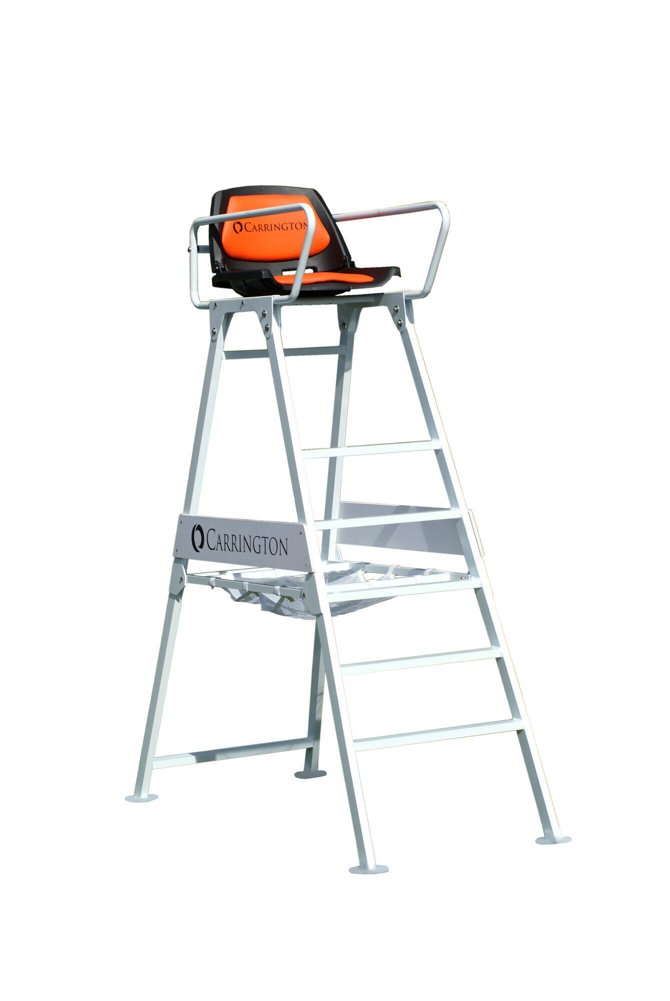 Krzesło sędziowskie - Carrington - białe aluminium