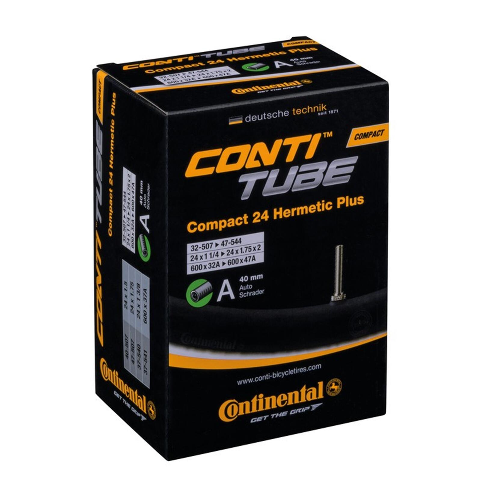 Continental Compact 24 Hermetic Plus dętka 24x1.25-1.75 zawór AV 40 mm