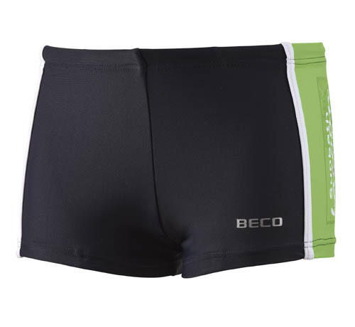Beco kąpielówki boxer dla chłopca czarne-zielone