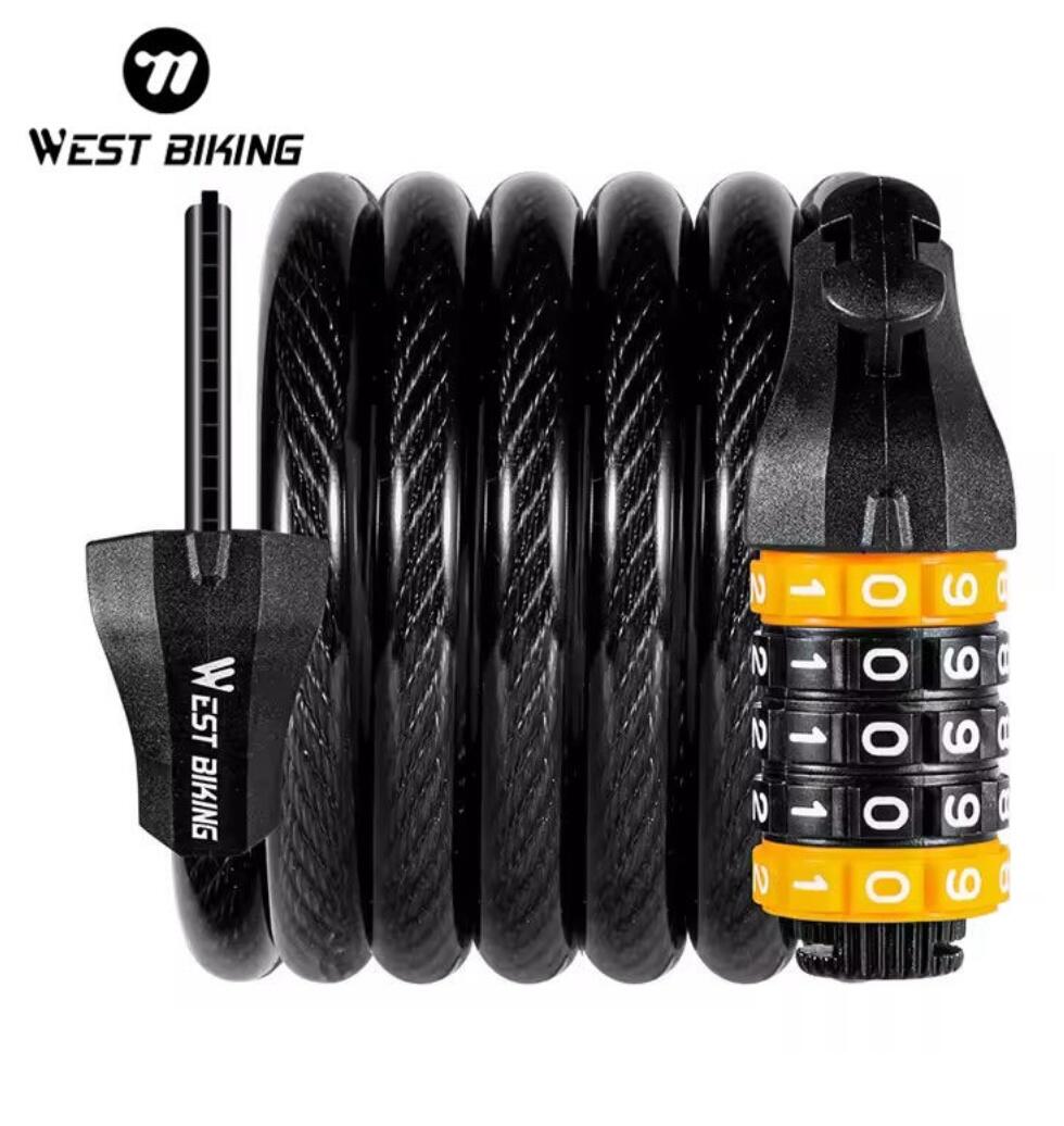 Zamek szyfrowy do roweru WEST BIKING