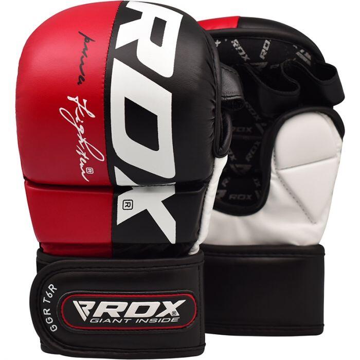 Rękawice MMA T6 - Czerwony – M