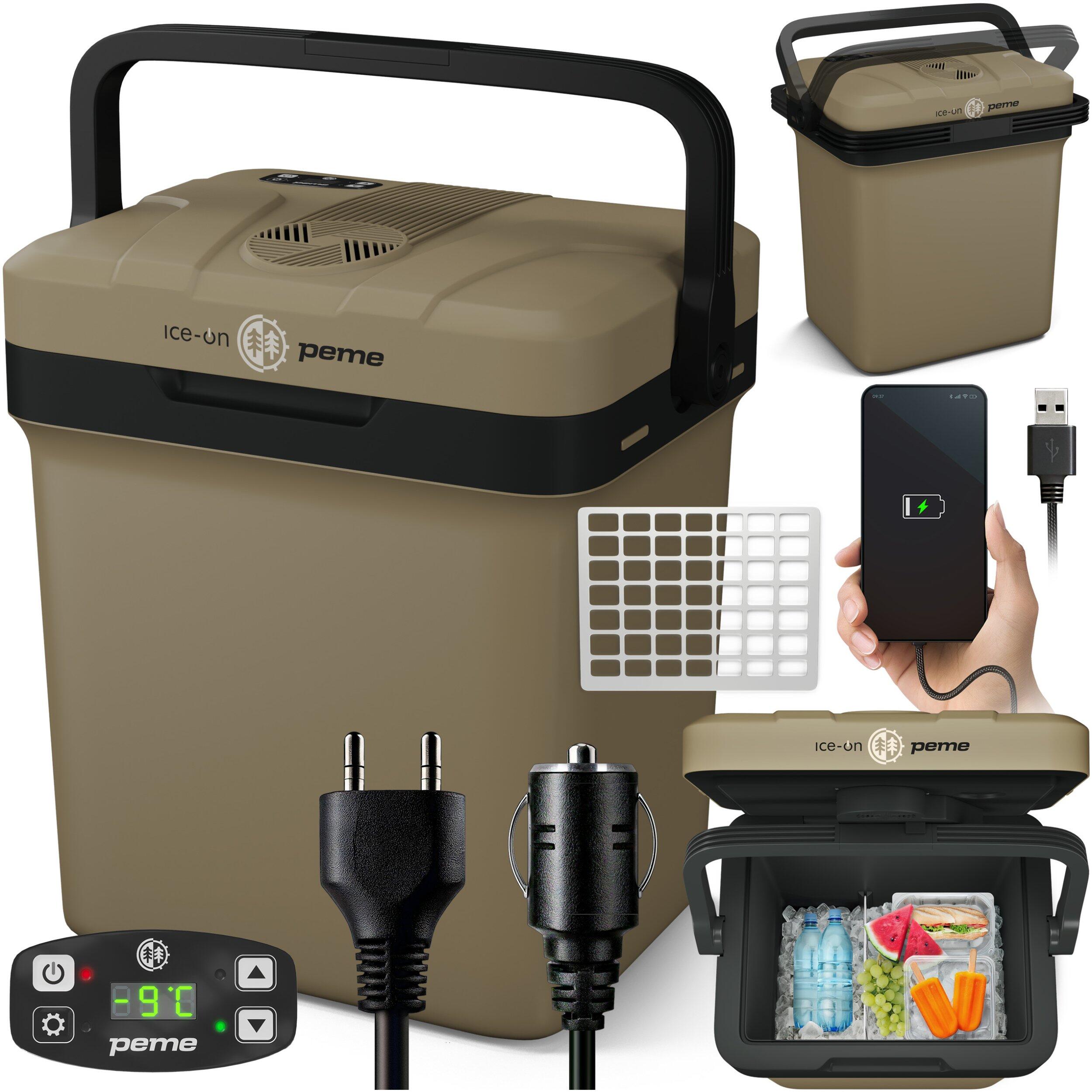 Lodówka turystyczna kempingowa przenośna samochodowa Ice-on 23L 12/230v kemping