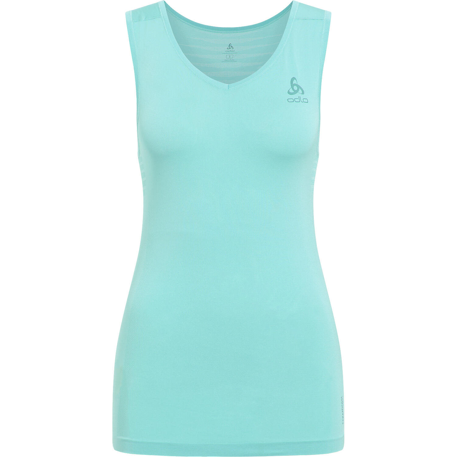 Koszulka bez rękawów damska ODLO Performance X-Light Eco BL Top V-Neck Singlet