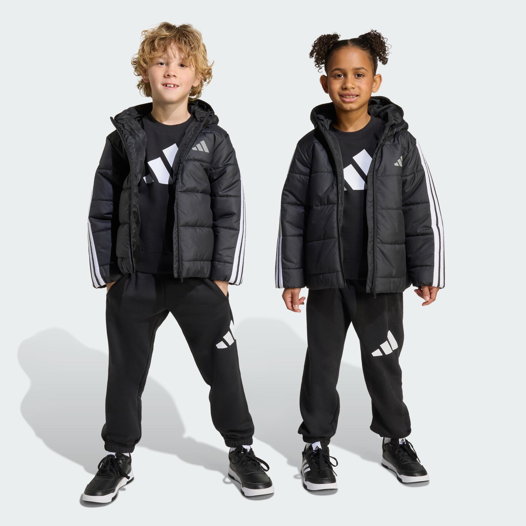 Ocieplana kurtka dla dzieci Essentials 3-Stripes
