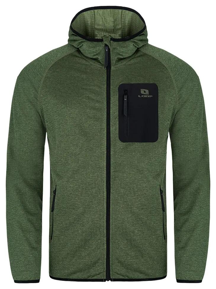 Męski sweter sportowy Loap Molt Green