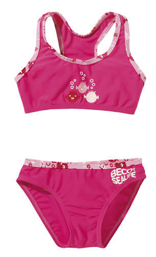 Beco-Sealife bikini dziewczęce SPF 50+, różowe