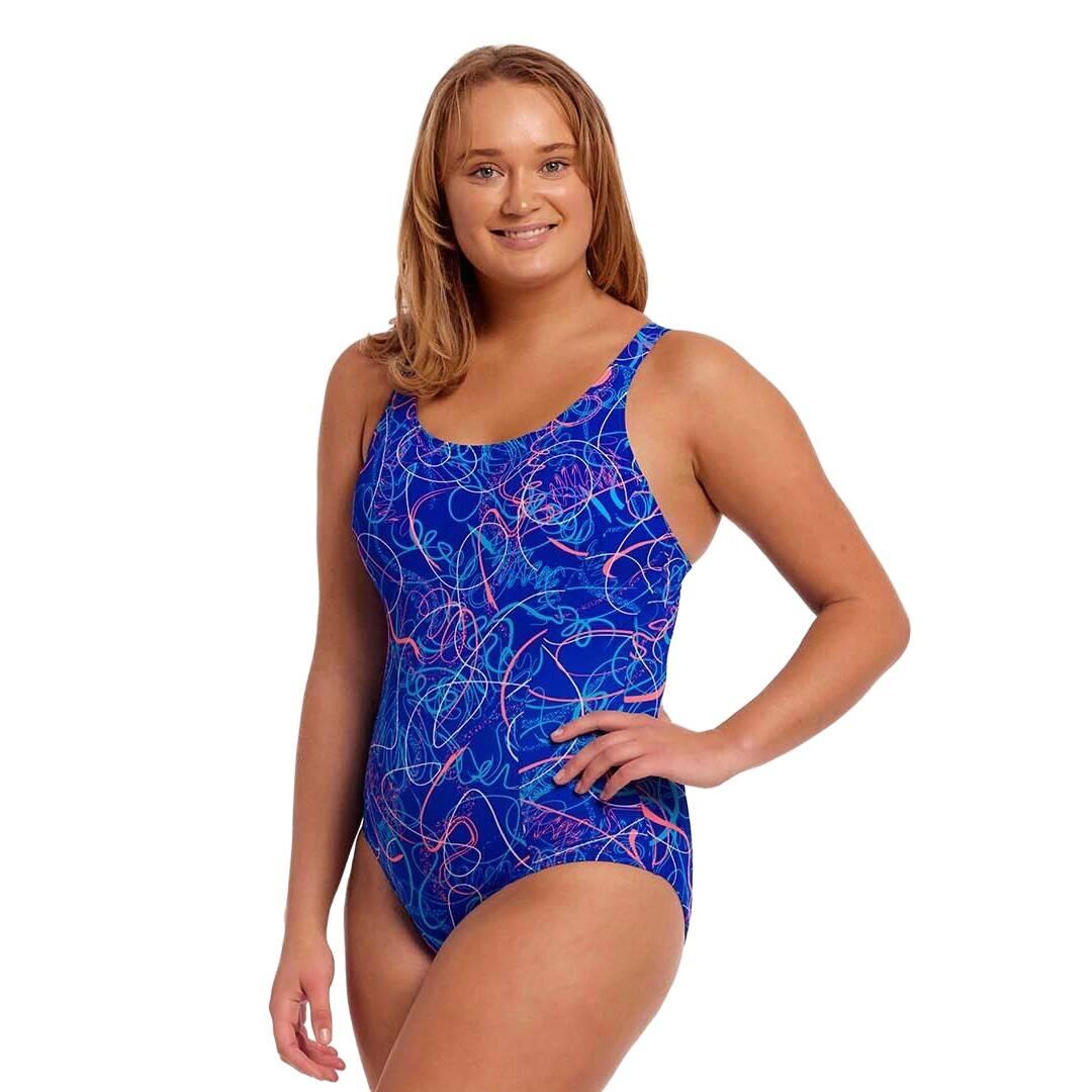 Strój do pływania z miseczkami FUNKITA Lashed - Brace Me Back