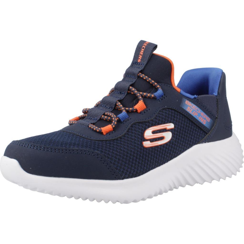 Buty SKECHERS 403822L SLIP-INS Niebieski
