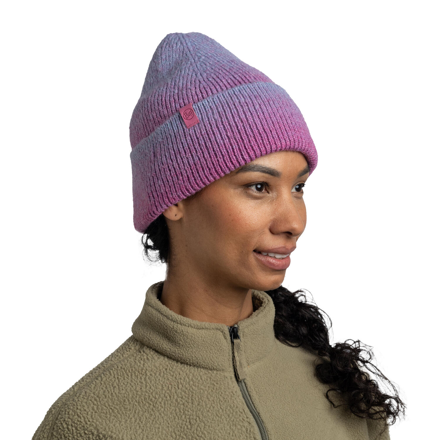 Czapka BUFF KNITTED BEANIE MARIN ORCHID
