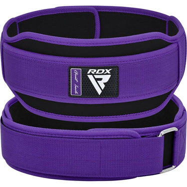 Pas do podnoszenia ciężarów RDX Rx4 Weightlifting Belt purple