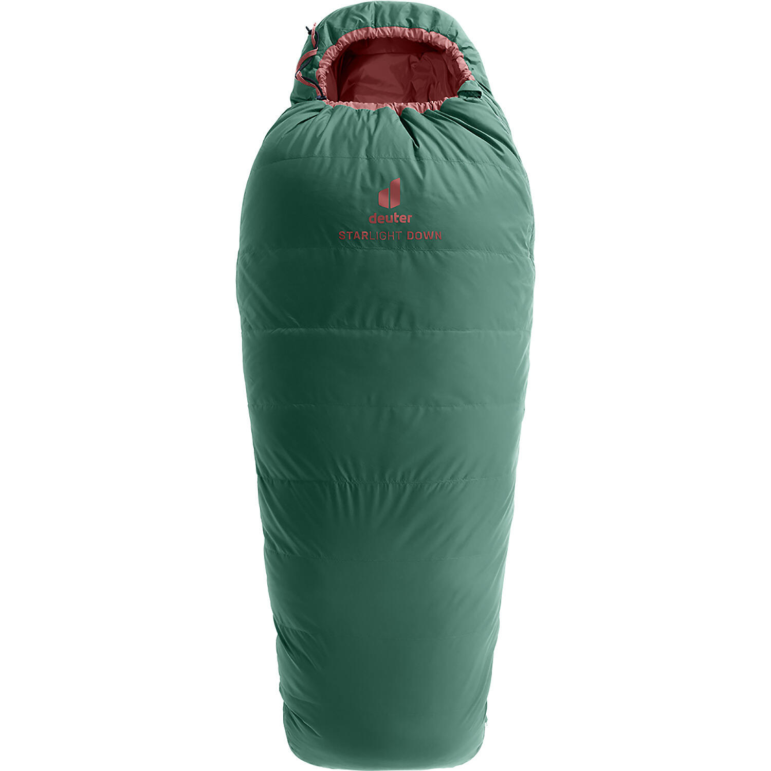 Śpiwór dziecięcy Deuter Starlight Down (130–170 cm) - seagreen/redwood