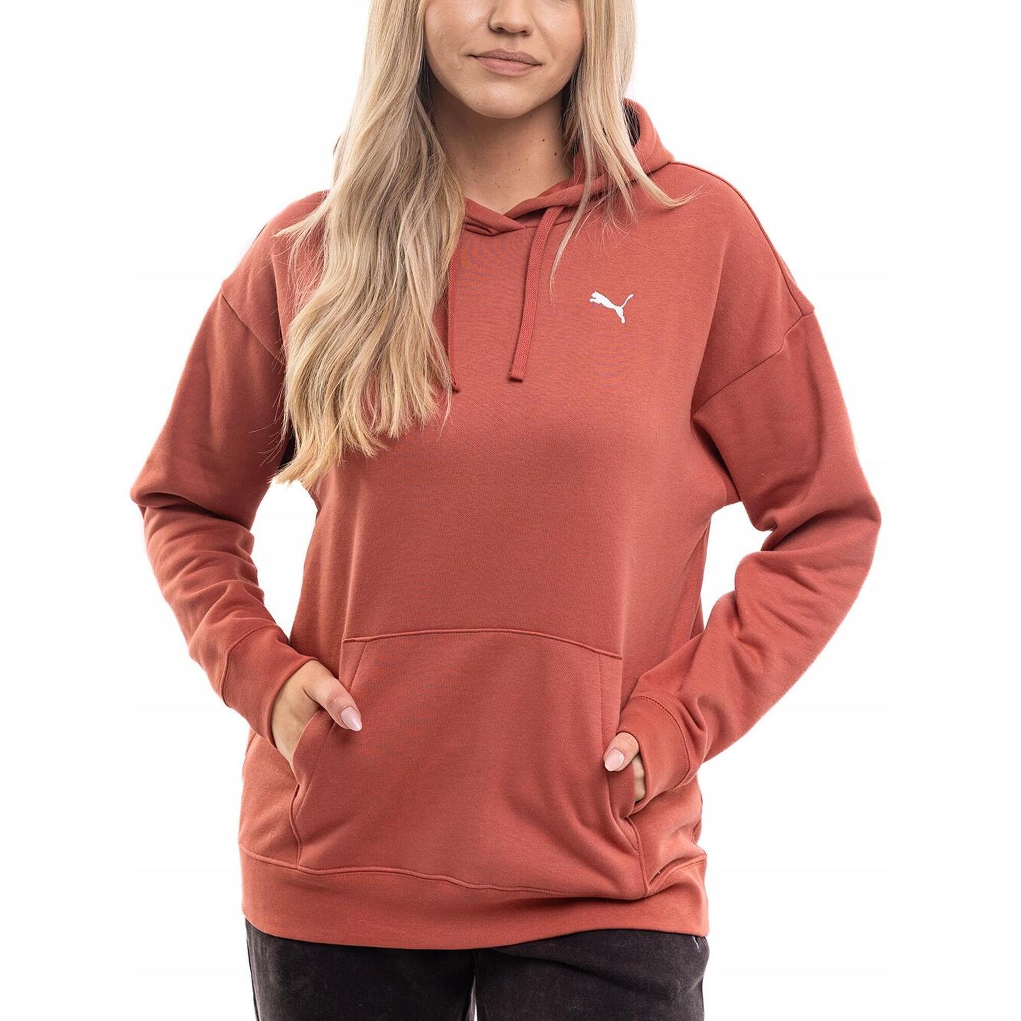 Bluza Damska PUMA Dresowa z Kapturem Sportowa Kangurka Bawełna roz. XXL