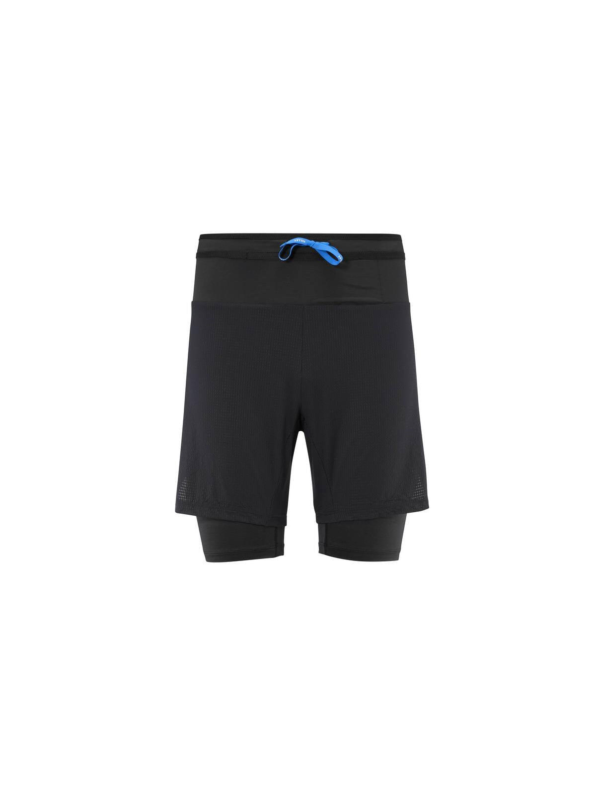 Spodenki do biegania męskie Millet Intense 2in1 Short M Czarny Active Fit